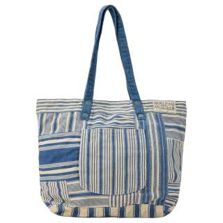 Double RL Fabric Tote Bag, Shopping Bag, Shoulder Bag Regular Men's Blue