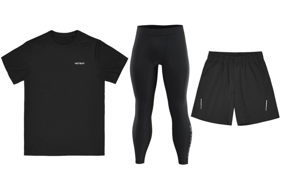 HOTSUIT Casual Sportswear Men's Crew Neck Moderate