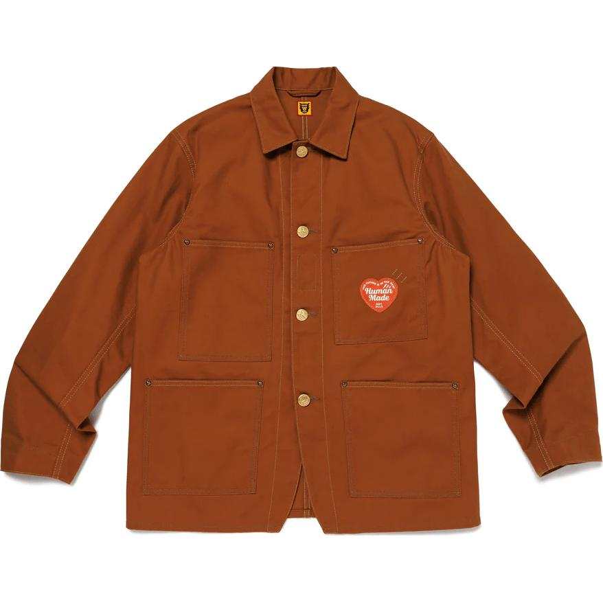 HUMAN MADE HUMAN MADE Jackets Unisex Brown Yellow Lapel Moderate Other