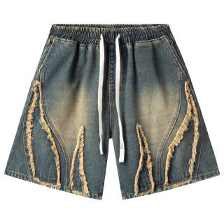 PILOTDRAGON Denim Shorts Unisex Dark Blue