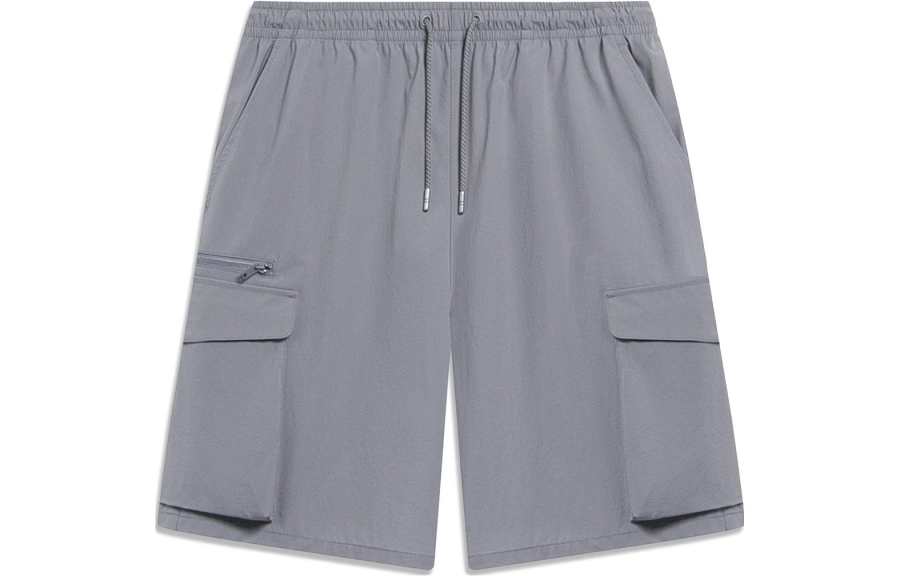 Li-Ning Li Ning Sports Lifestyle Collection Sports Trendy Collection Cargo Shorts Men's Shark Gray