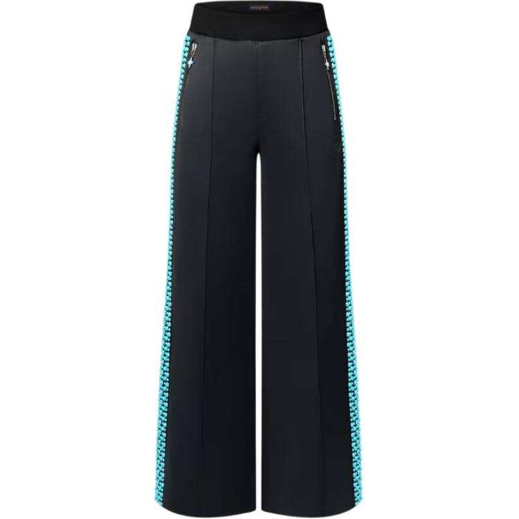 LOUIS VUITTON FW24 Casual Pants Men's Black