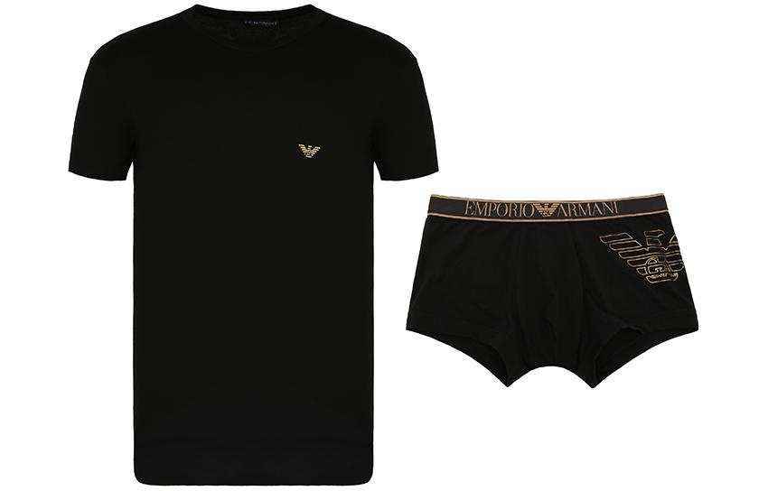 EMPORIO ARMANI Panty Set Men's Black