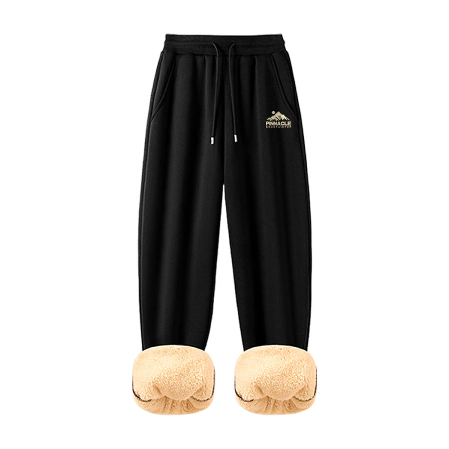 MINISO Casual Pants Unisex Thickened And Fleece Lined Cuffed Pants