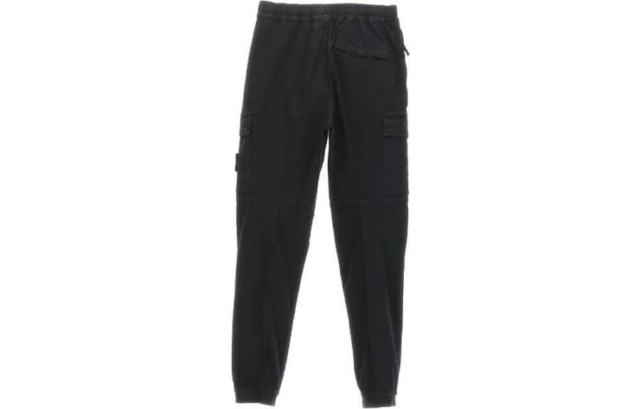 STONE ISLAND Logo Patch Tapered Cargo Trousers