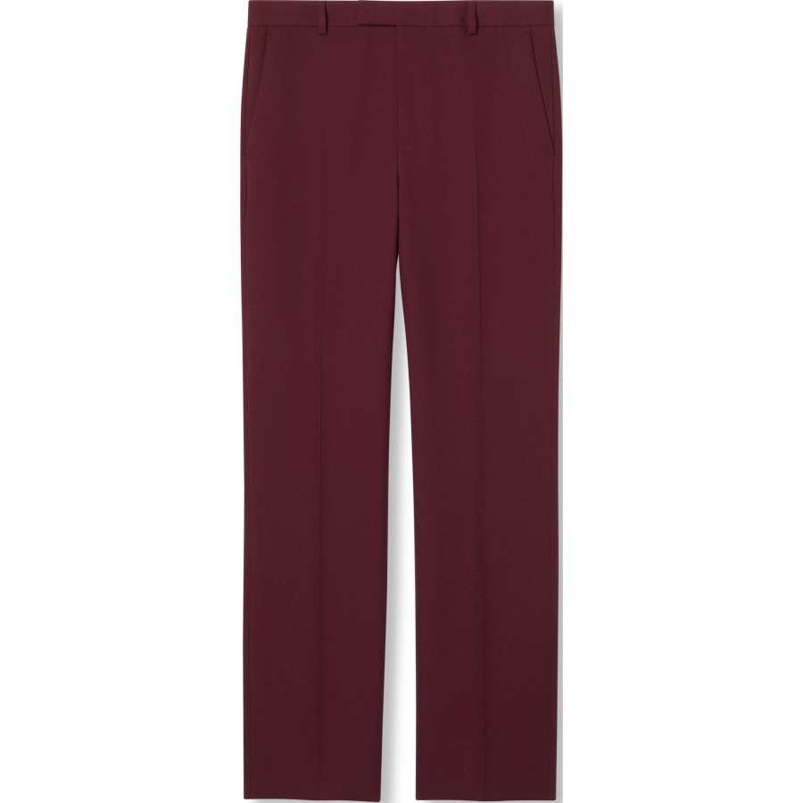 GUCCI FW24 Casual Pants Men's Burgundy
