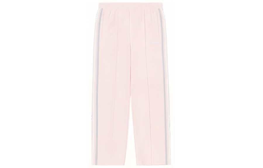Nerdy Casual Pants Unisex Pink Moderate Straight Fit Pants