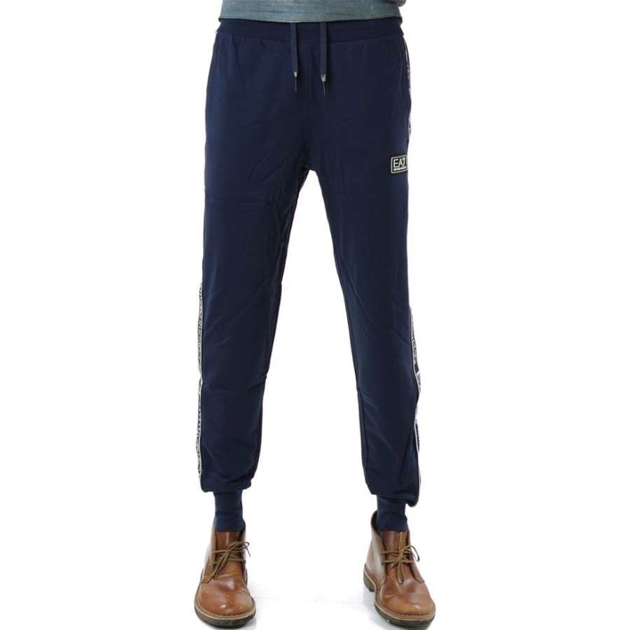 EMPORIO ARMANI EA7 SS24 Casual Pants Men's Dark Blue