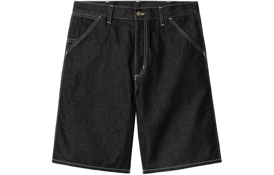 Carhartt Wip contrast-stitch logo-patch shorts
