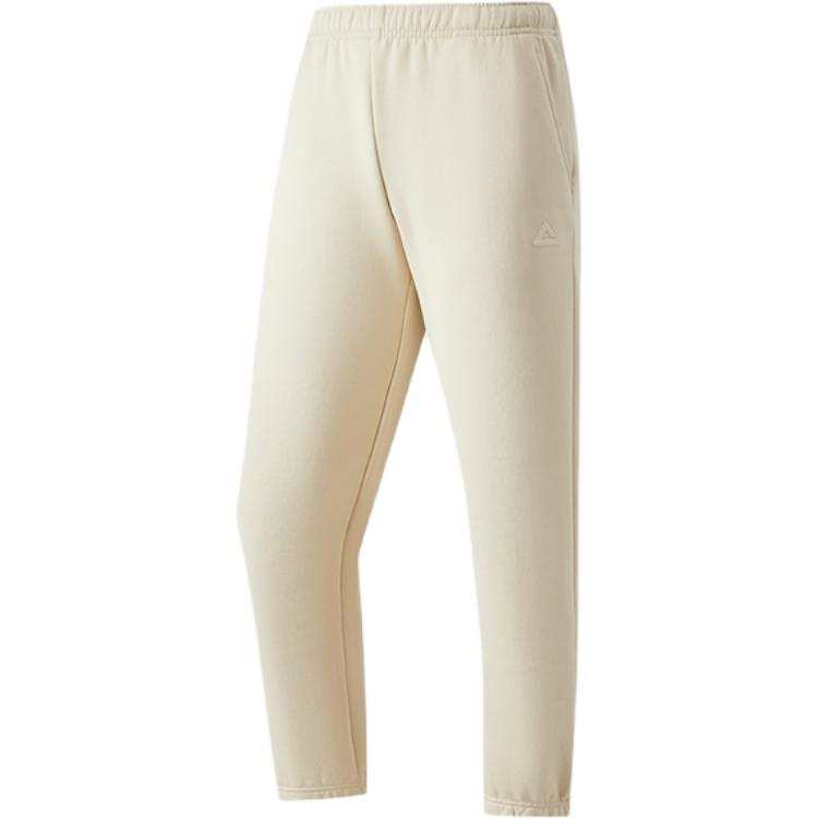 PEAK PEAK Casual Pants Women's White Light Khaki Moderate Cuffed Pants