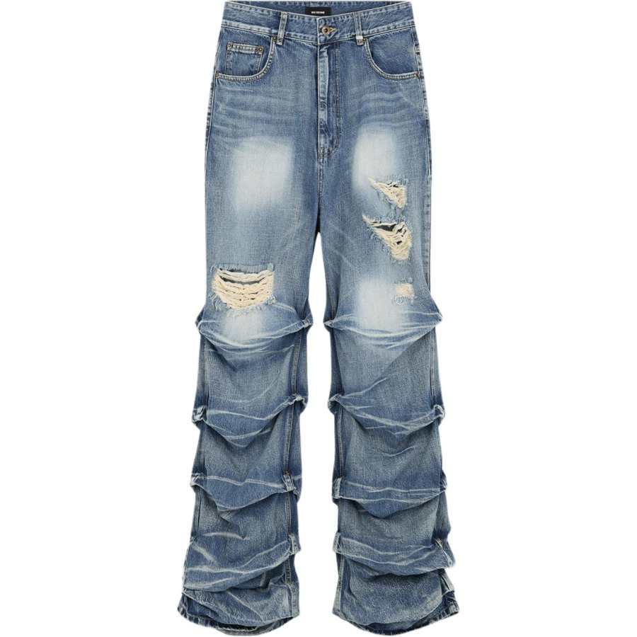 WE11DONE WE11DONE Jeans Men's Blue Straight Fit Pants