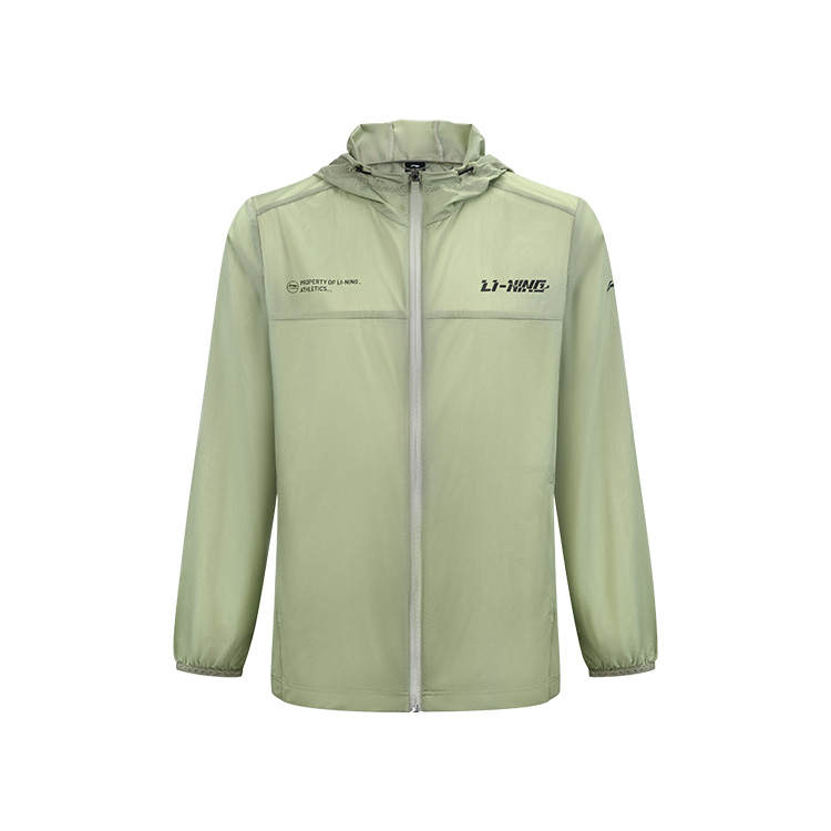 Li-Ning Li Ning Sun Protection Clothing Unisex Grass Green
