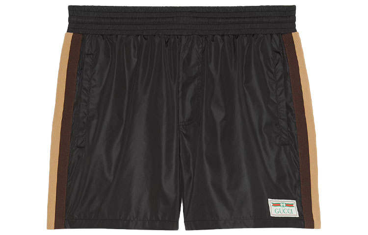GUCCI Casual Shorts Men's Black Moderate