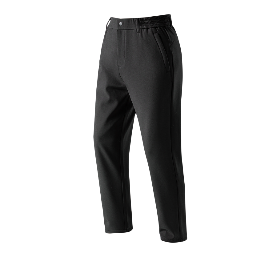 Skechers Minimalist Style Comfortable Fashion Thermal Fleece Lined Loose Fit Casual Pants Unisex Black