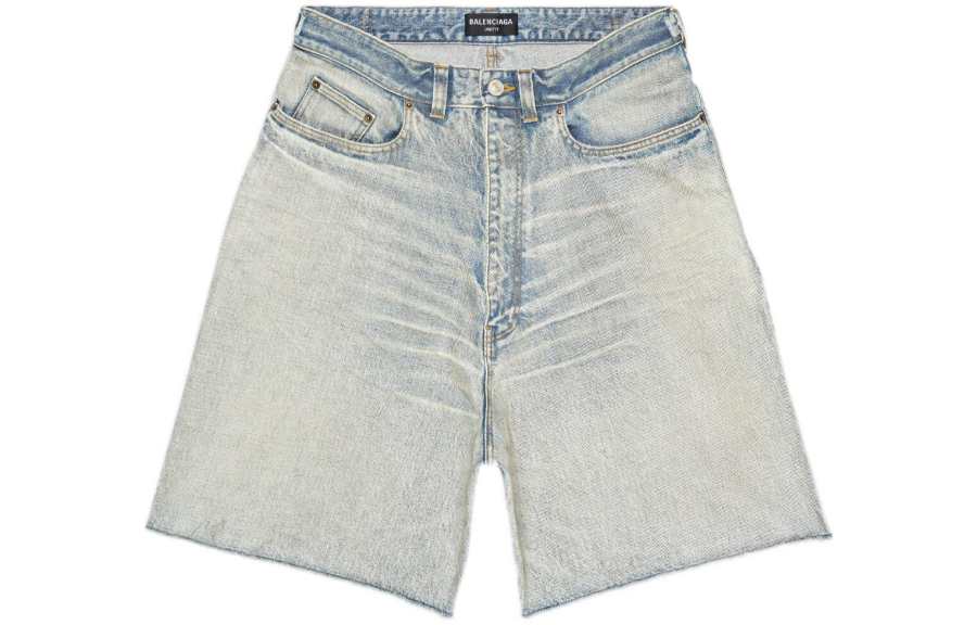 Balenciaga 【Previous Season】frayed denim shorts