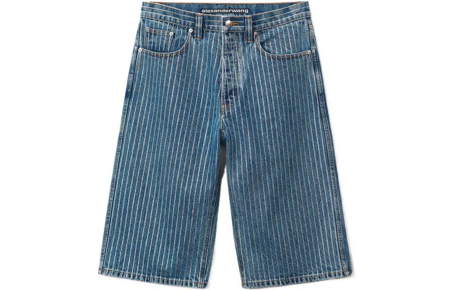 Alexander Wang Alexander Wang Below knee Denim Shorts