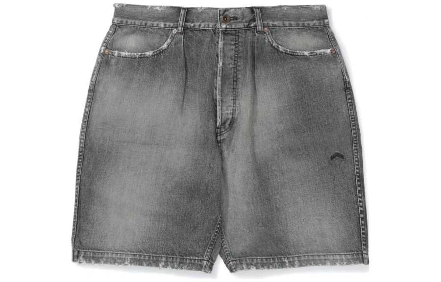 MADNESS MADNESS Denim Shorts Men's Gray Moderate