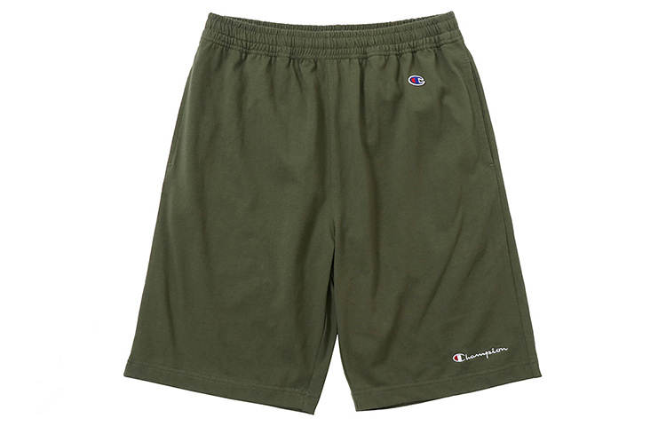 Champion Shorts Japan Version Unisex Olive Green