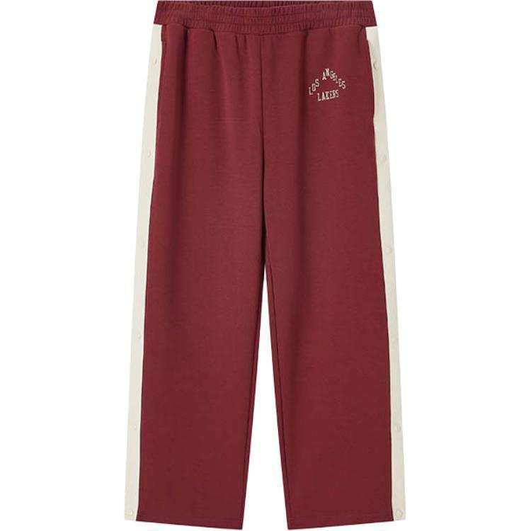 Mitchell Ness x NBA Los Angeles Lakers Lifestyle Casual Pants Unisex Dark Red