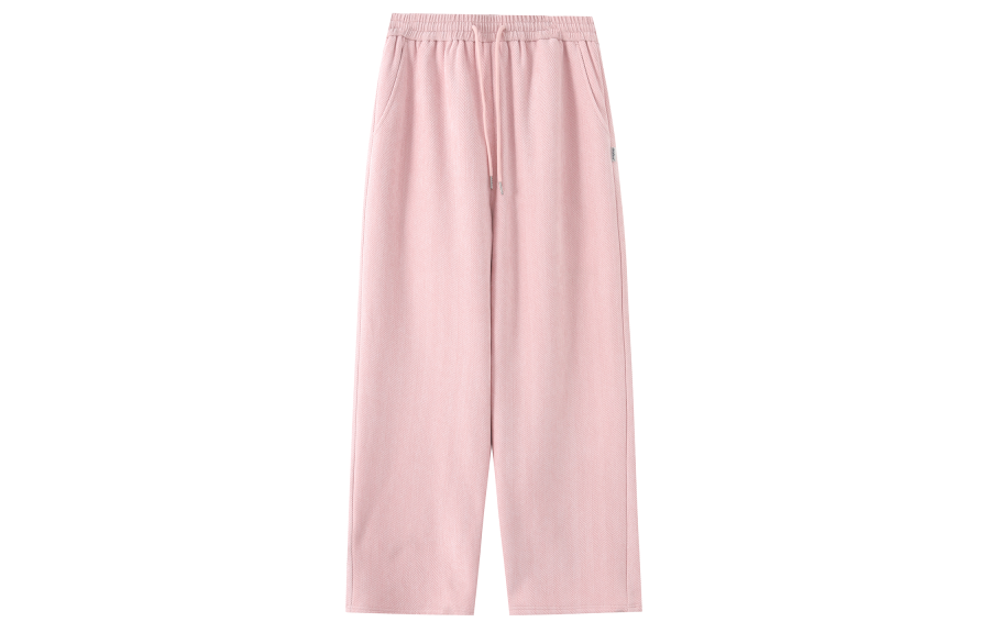F426 Casual Pants Unisex Thickened And Fleece Lined Straight Fit Pants