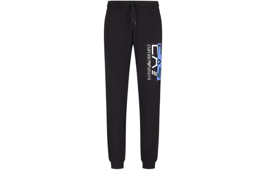 EMPORIO ARMANI Casual Pants Men's Blue Black Moderate Cuffed Pants