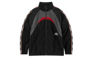 Umbro X D Antiodote Jackets Unisex Gaze Black Stand Collar Thin Other