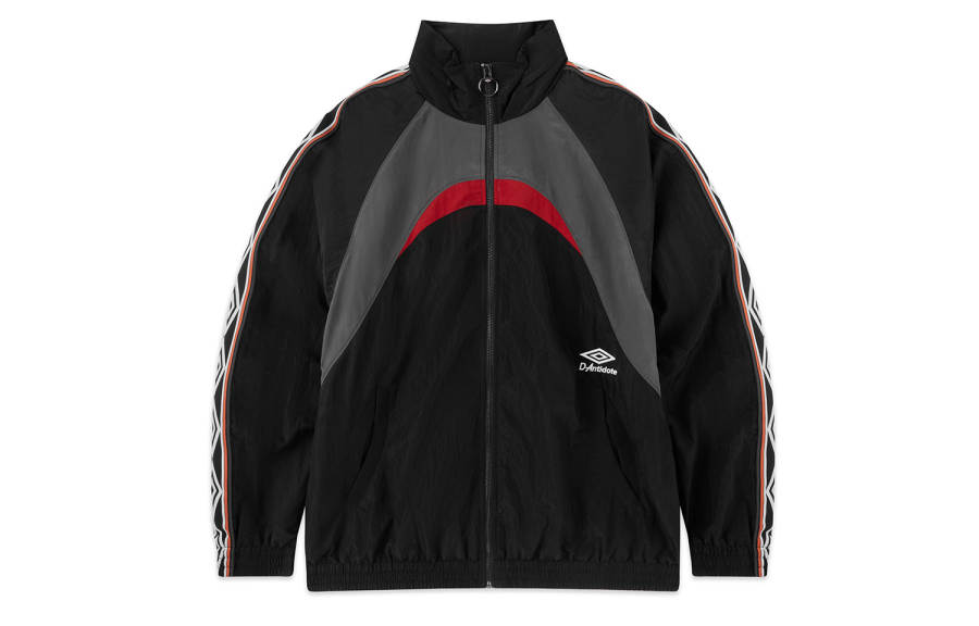 Umbro X D Antiodote Jackets Unisex Gaze Black Stand Collar Thin Other