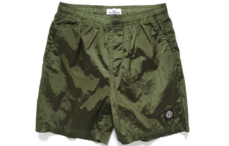 STONE ISLAND SS22 Casual Shorts Men's Green