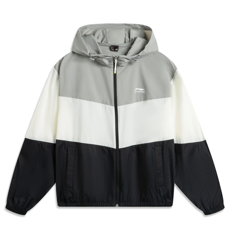 Li-Ning Li Ning Trench Coat Unisex Ultimate Gray/Ivory/Black