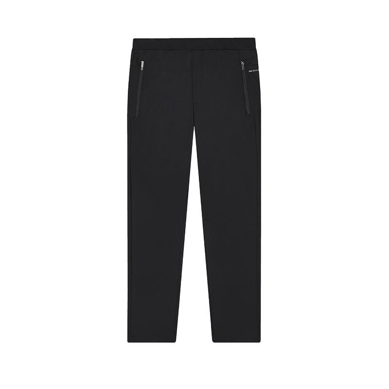 FILA Casual Pants Men's Black Moderate Slim Fit Pants