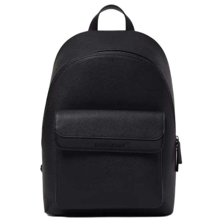 EMPORIO ARMANI Polyurethane Backpack Men's Black