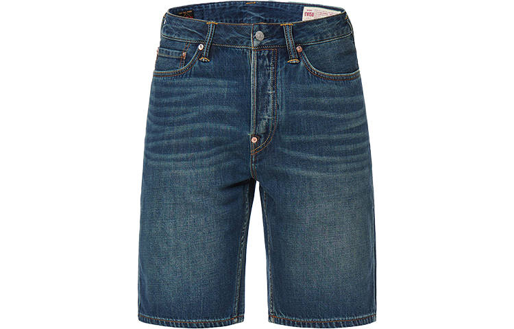 EVISU EVISU Denim Shorts Men's Denim Blue Moderate