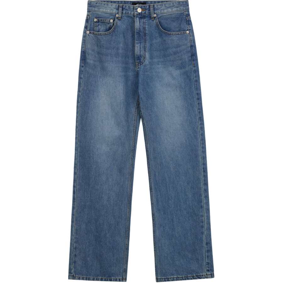 Emis Jeans Unisex Blue Straight Fit Pants