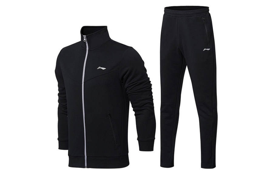 Li-Ning Li Ning Straight Fit Set Spring Fall Men's Black