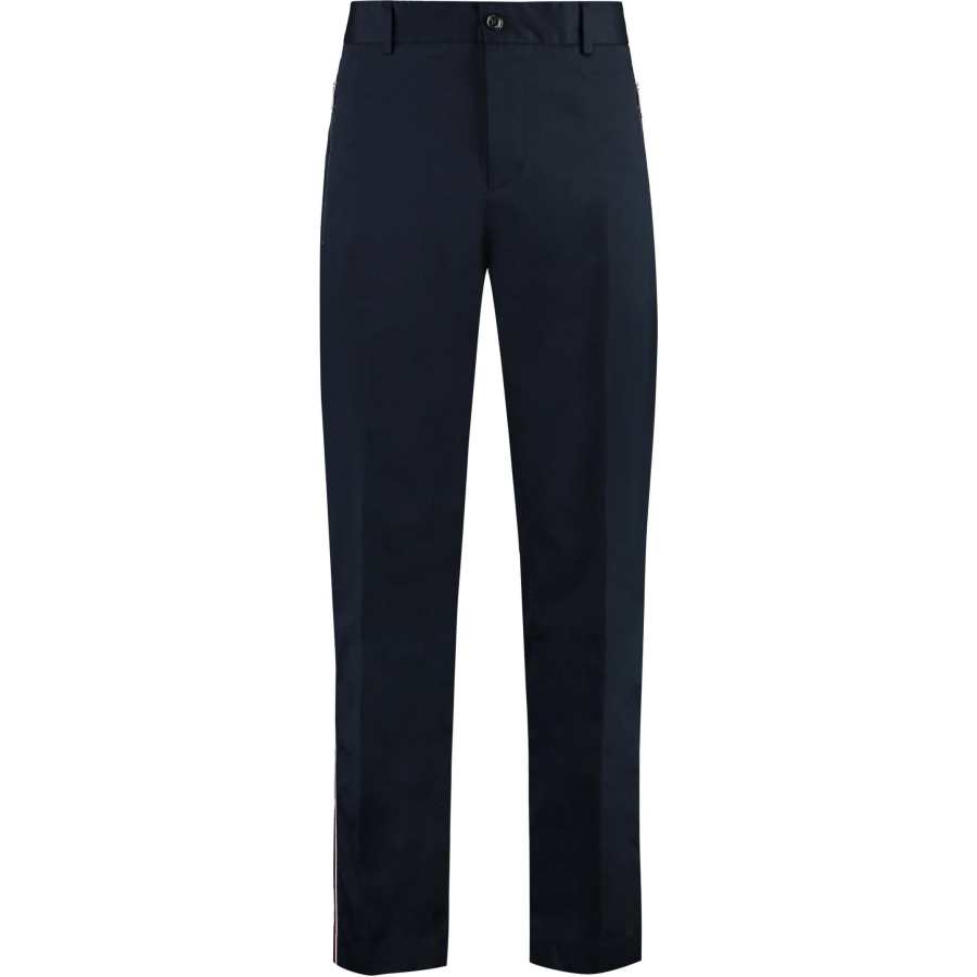 Moncler Moncler Casual Pants Men's Blue
