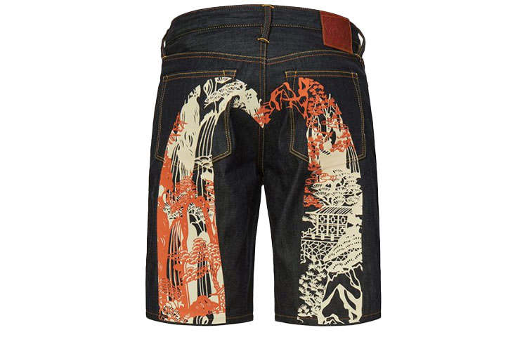 EVISU EVISU Denim Shorts Men's Blue Moderate