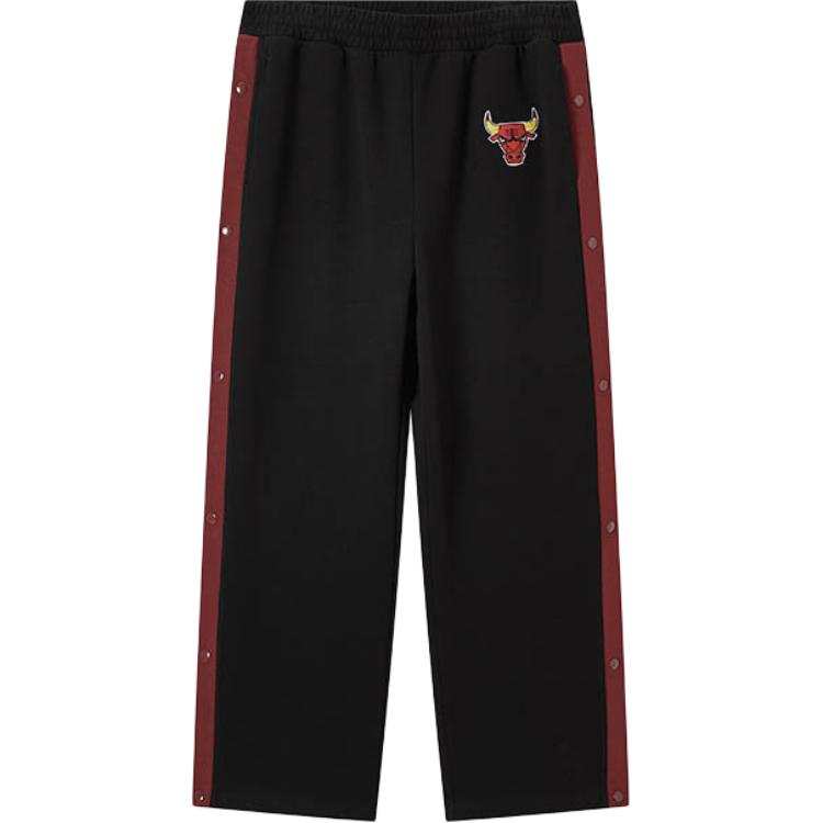 Mitchell Ness x NBA Chicago Bulls SS25 Casual Pants Unisex Black