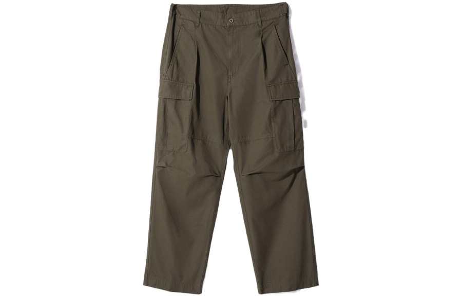 New Era Casual Pants Unisex Black Olive Moderate Cargo Pants