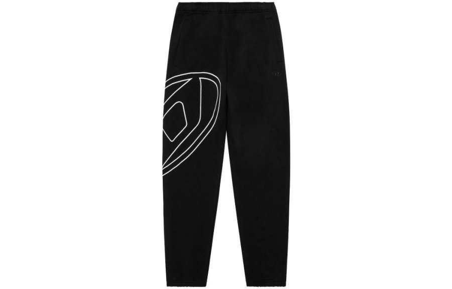 DIESEL DIESEL Oval D Logo Embroidered Track Pants