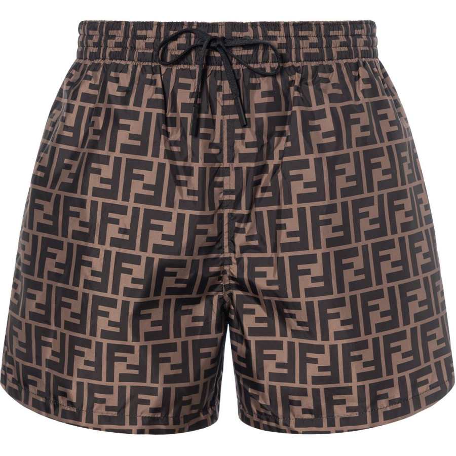 Fendi FF-print swim shorts
