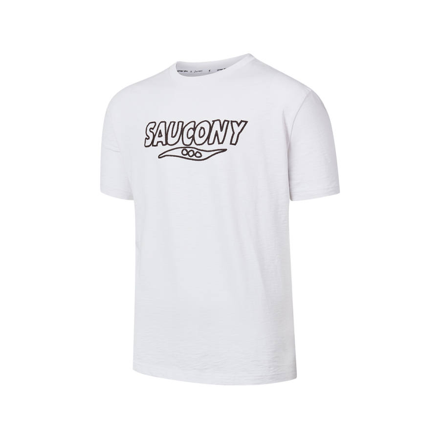 Saucony NATHAN BELL Collection T Shirt Unisex White