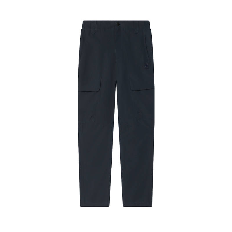 FILA Casual Pants Men's Navy Moderate Slim Fit Pants