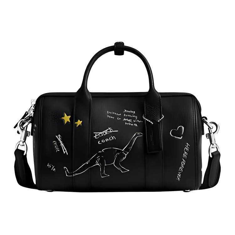 COACH Gotham Cow Leather Shoulder Bag, Crossbody Bag, Handbag Medium Men's Black