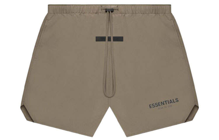 Fear Of God Essentials FW21 Volley Short Harvest Casual Shorts Men's Wheat Brown