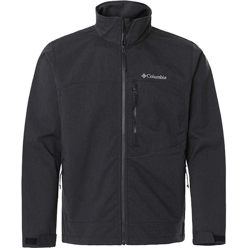 Columbia Solid Color Casual Comfortable Thermal Fleece Lined Softshell Stand Collar Long Sleeved Jackets & Coats Men's
