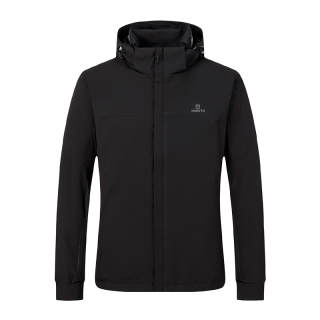 HUMTTO Trench Coats Men's Hooded Moderate Soft Shell