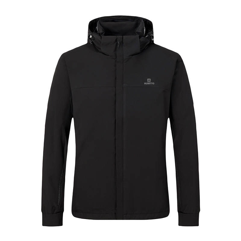 HUMTTO Trench Coats Men's Hooded Moderate Soft Shell