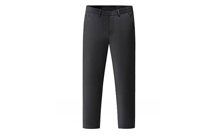 JEEP SPIRIT Down Pants Men's Thickened And Fleece Lined Straight Fit Pants