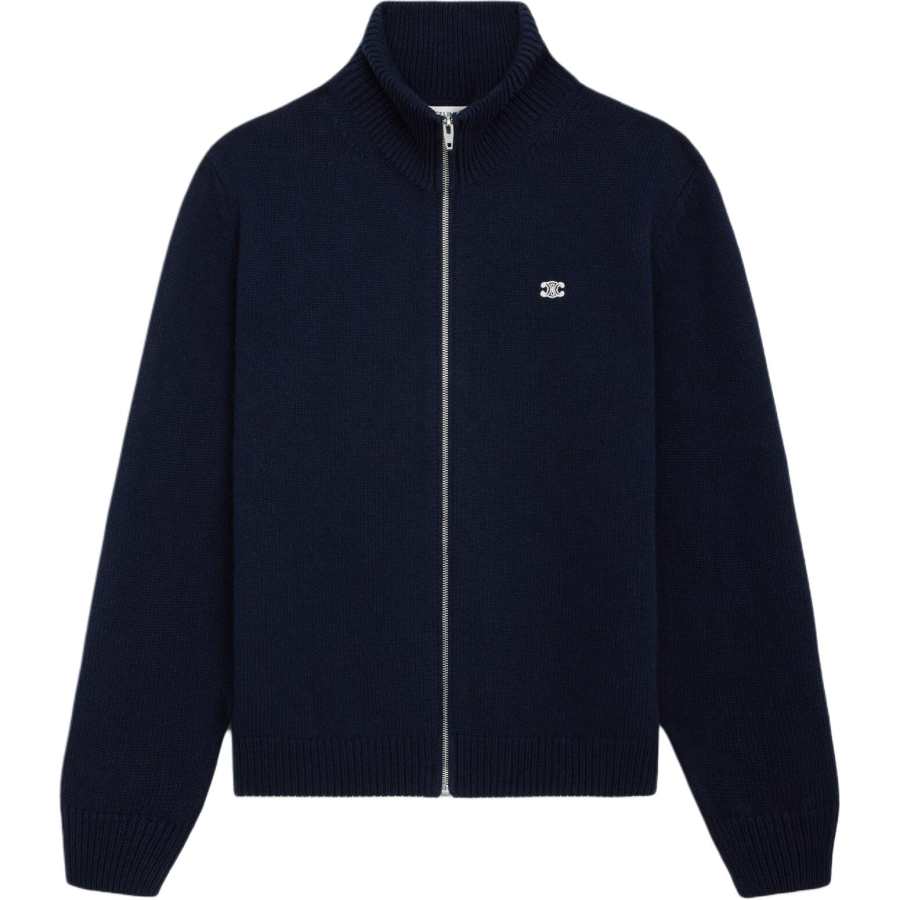 CELINE CELINE Triomphe Trucker Sweater In Wool Cashmere