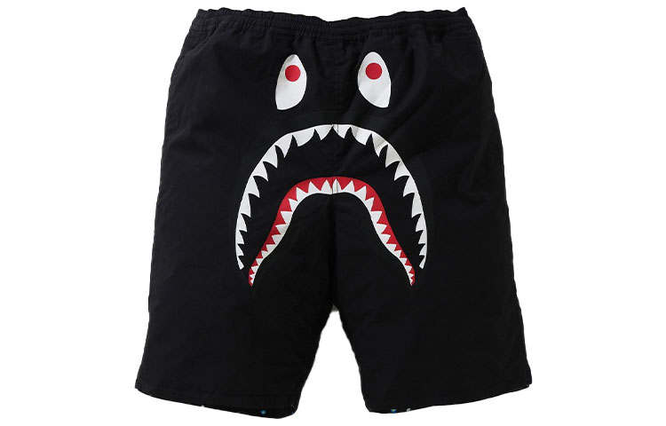 A BATHING APE Bape Space Camo Shark Reversible Shorts